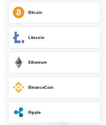 テッドベット_仮想通貨入金一覧