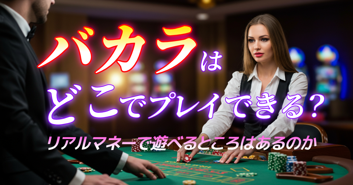 バカラをプレイできる場所はどこ？